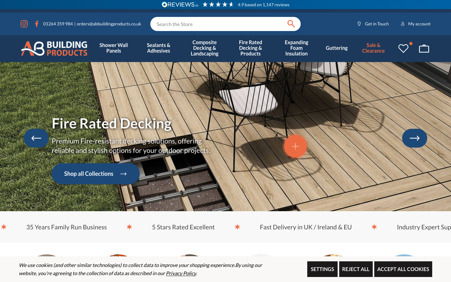 AB Building Products screenshot